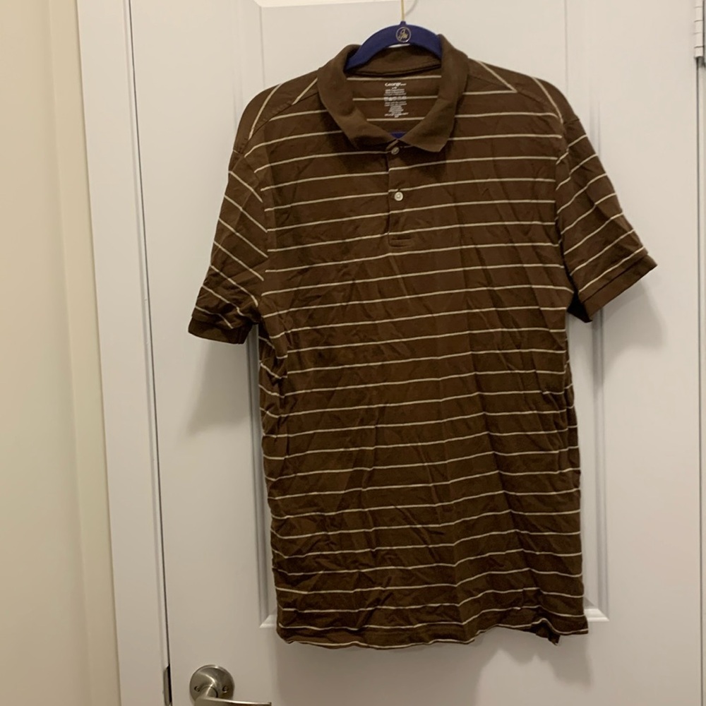100% cotton George striped shirt L